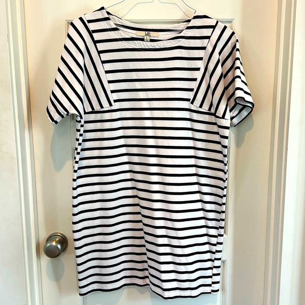 Ya Black and White Dress